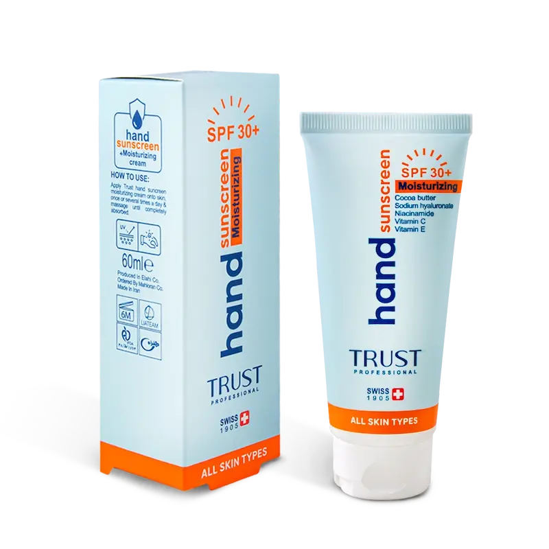 کرم تخصصی دست ضدآفتاب و آبرسان +SPF30 بی‌رنگ تراست