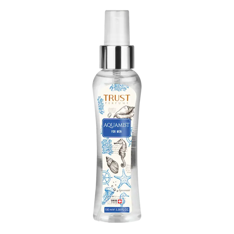 بادی میست مردانه تراست مدل Aquamist با حجم 100 میل