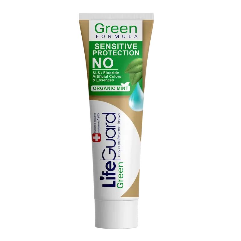 خمیر دندان محافظ دندان و لثه حساس گرین برند لایف گارد 