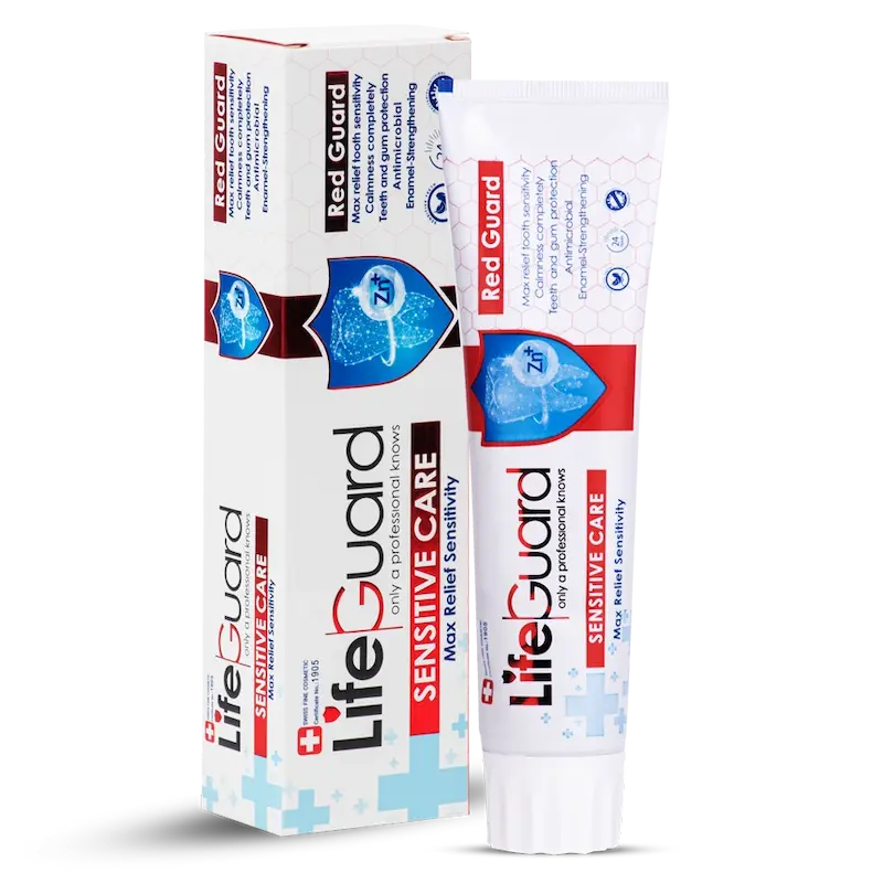 خمیر دندان حساس (Red Guard) برند لایف گارد