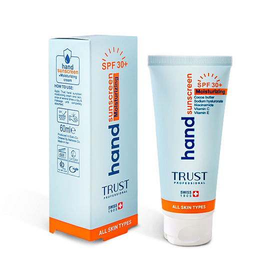 کرم تخصصی دست ضدآفتاب و آبرسان +SPF30 بی‌رنگ تراست