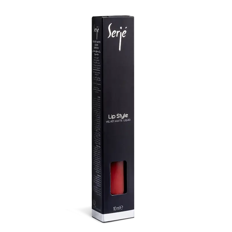 قیمت رژ لب مایع مخملی مات سرژه کد 101 (Classic Red)