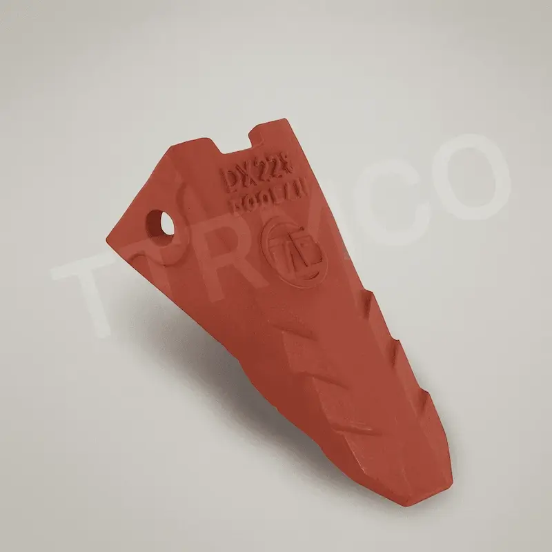 ناخن بیل دوسان DX225 ZZF برای حفاری سنگی