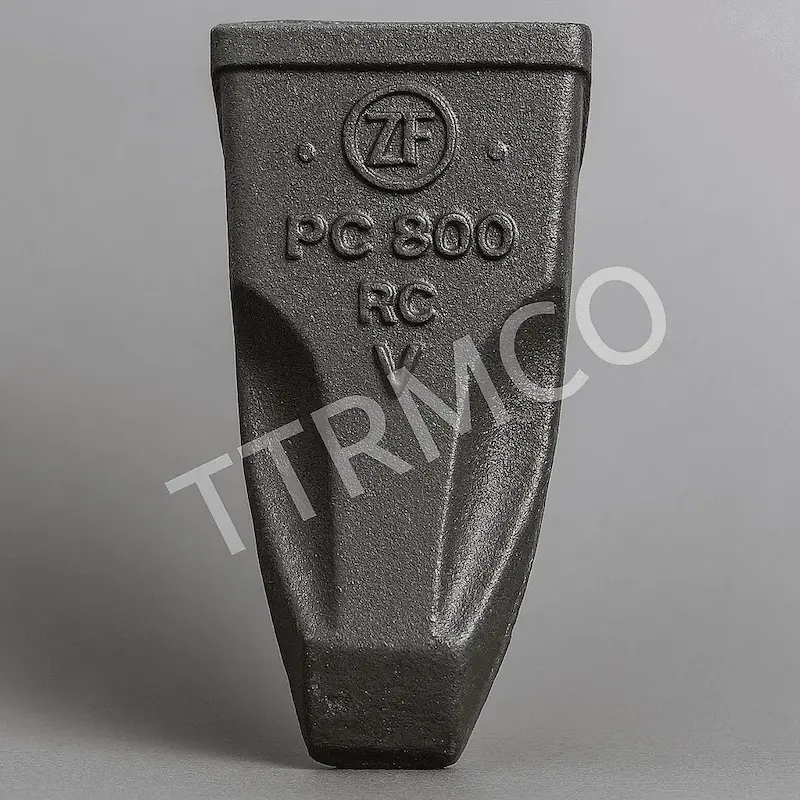 ناخن باکت PC800 بیل مکانیکی کوماتسو ضدسایش مناسب معادن و پروژه‌های راهسازی سنگین