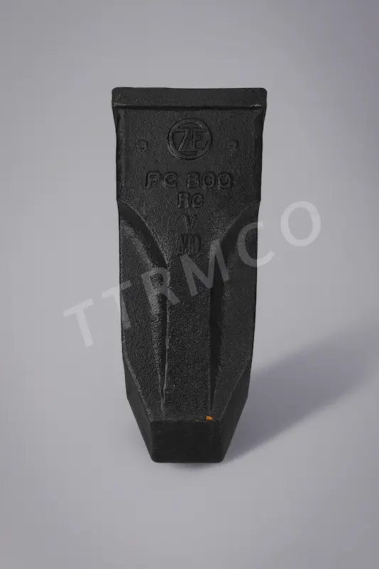 ناخن لودر کوماتسو PC800 موشکی برند ZF — ناخن فولادی سخت‌کاری‌شده با نصب آسان برای راه‌سازی و عملیات معدنی