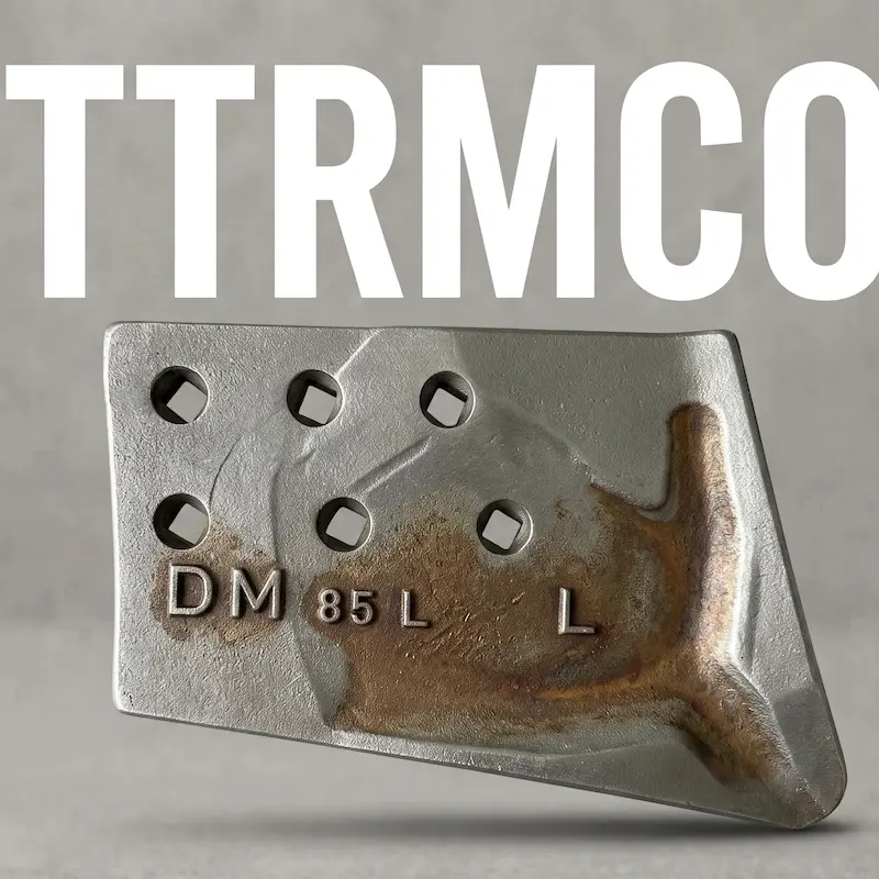 گوشه تیغه بلدوزر کوماتسو D85 مقاوم و ضد سایش برند DM | TTRMCO