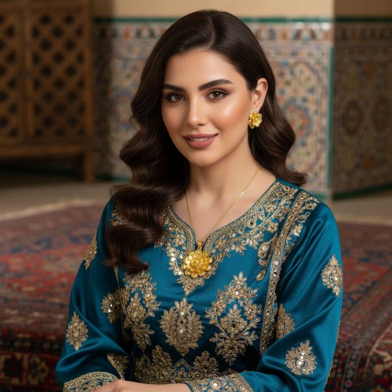 نیم ست زنانه مدل گل 2025