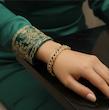 دستبند زنانه کارتیر طرح دار رنگ ثابت و ضد حساسیت
