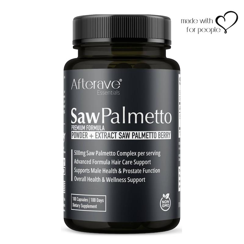 ساو پالمتو افتراو اسنشالز (Afterave Essentials Saw Palmetto)  500 میلی‌گرم | 100 کپسول