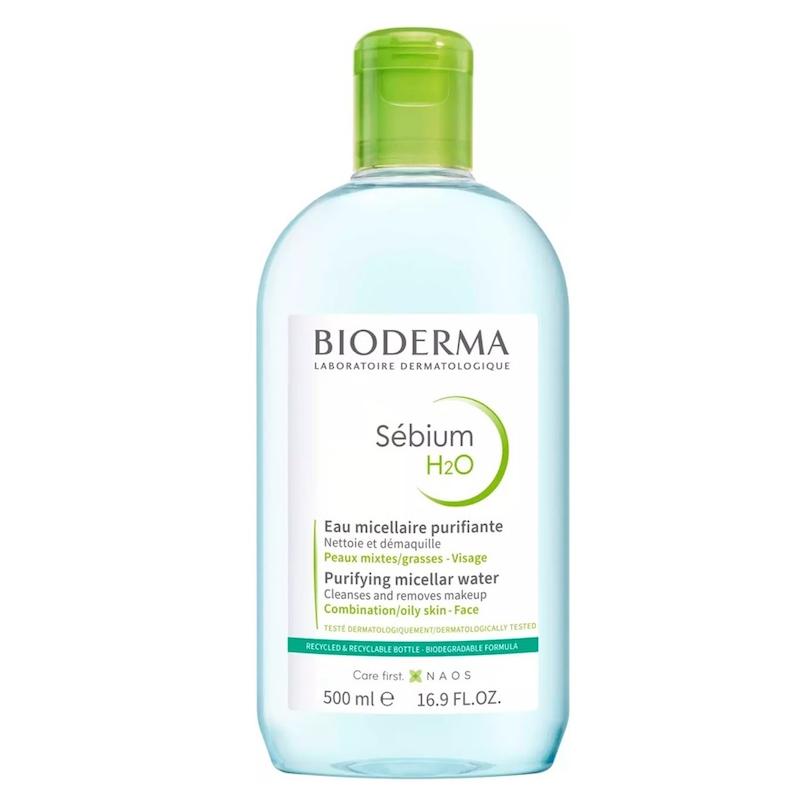 میسلار واتر بایودرما پوست نرمال تا چرب (Bioderma Sébium Micellar Water) ۵۰۰ میلی لیتر