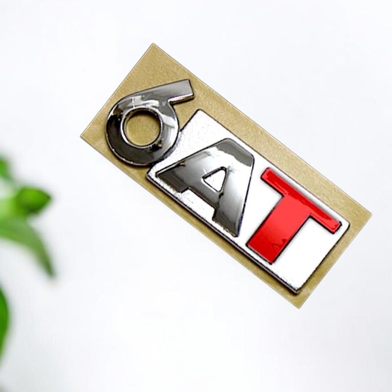 آرم بغل گلگیر AT6 قرمز 