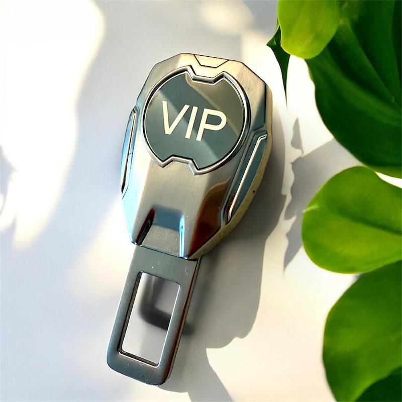 قطع کن آلارم کمربند آینه ای ۲ کاره فلزی با آرم VIP - درجه یک