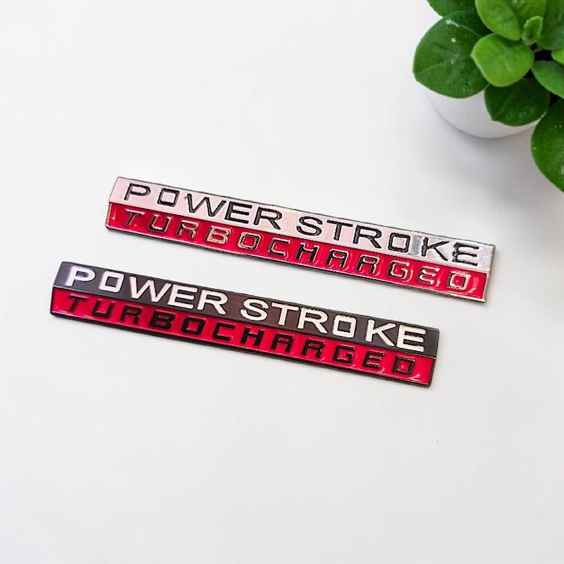 آرم فلزی POWERSTROKE TURBO - درجه یک