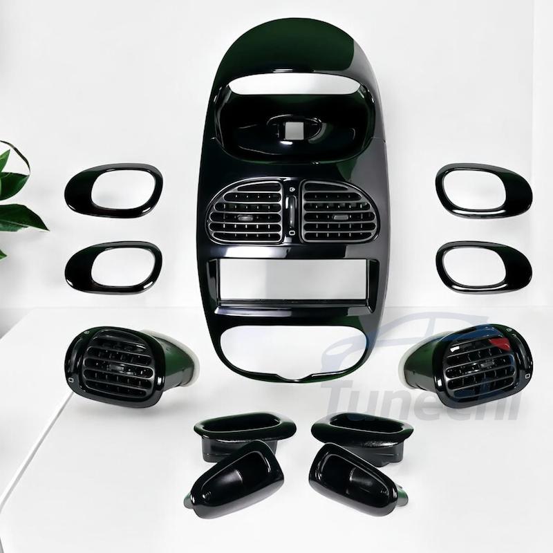 ست دکوراتیو ۱۲ تکه پژو ۲۰۶ رنگ مشکی پیانویی