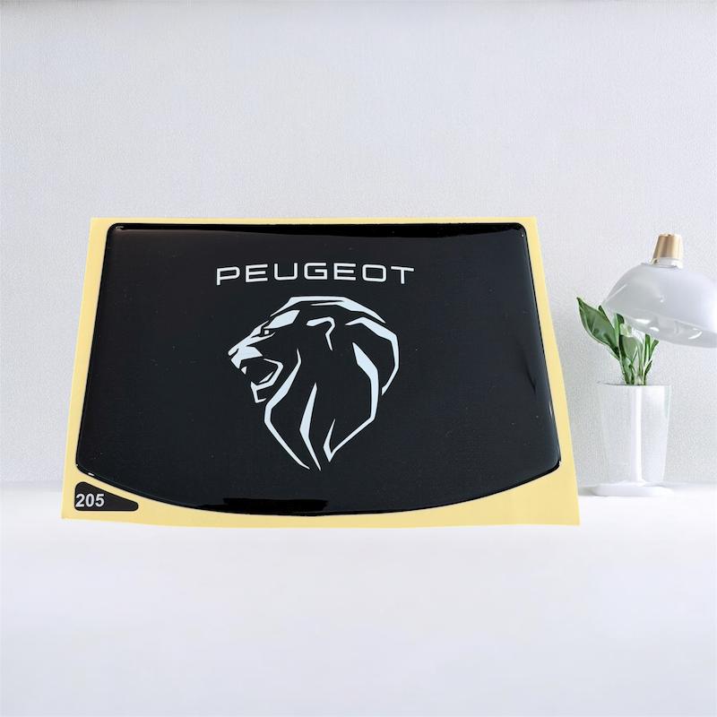 پد جلو مانیتور اصلی شیر جدید کرومی مناسب برای پژو 207