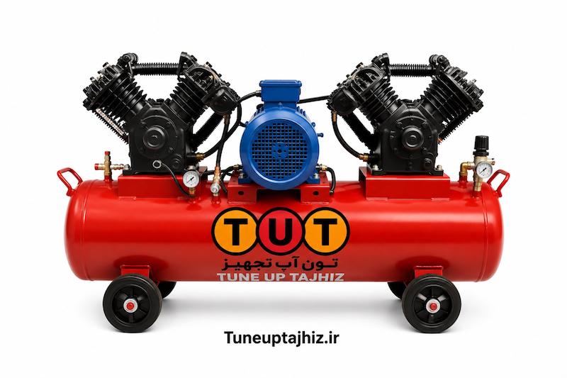 کمپرسور200 لیتری 4 سیلندر TUT