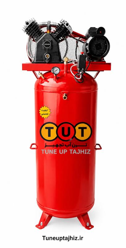 کمپرسور 250 لیتری دو سیلندر TUT