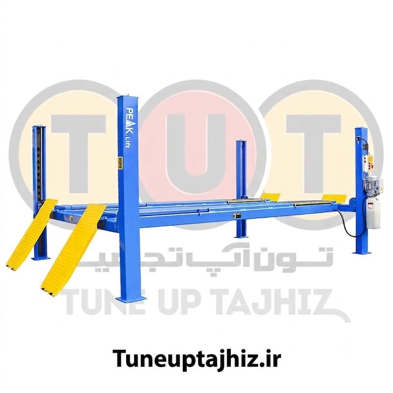 جک چهارستون 4 تن PEAK LIFT مدل 409A ( دارای ساید اسلیپ و جای ترن تیبل )