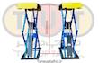 جک قیچی روکار 3 تن PEAK LIFT مدلSX07