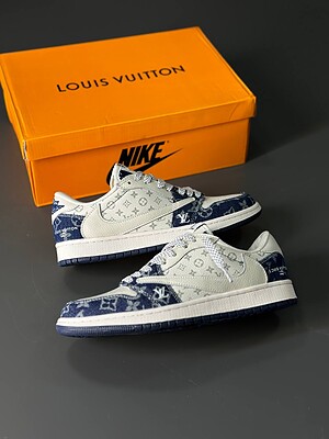 همکاری نایک ایر جردن 1 ترویس و لویی ویتون | Air jordan 1  X  Louis Vuitton