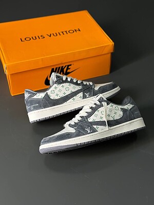 همکاری نایک ایر جردن 1 ترویس و لویی ویتون | Air jordan 1  X  Louis Vuitton