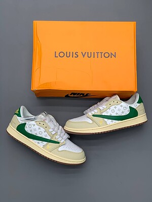 همکاری نایک ایر جردن 1 ترویس و لویی ویتون | Ari jordan 1  X  Louis Vuitton