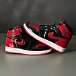 کتونی نایک ایر جردن 1 | Air jordan High Red Black Patent Leather 