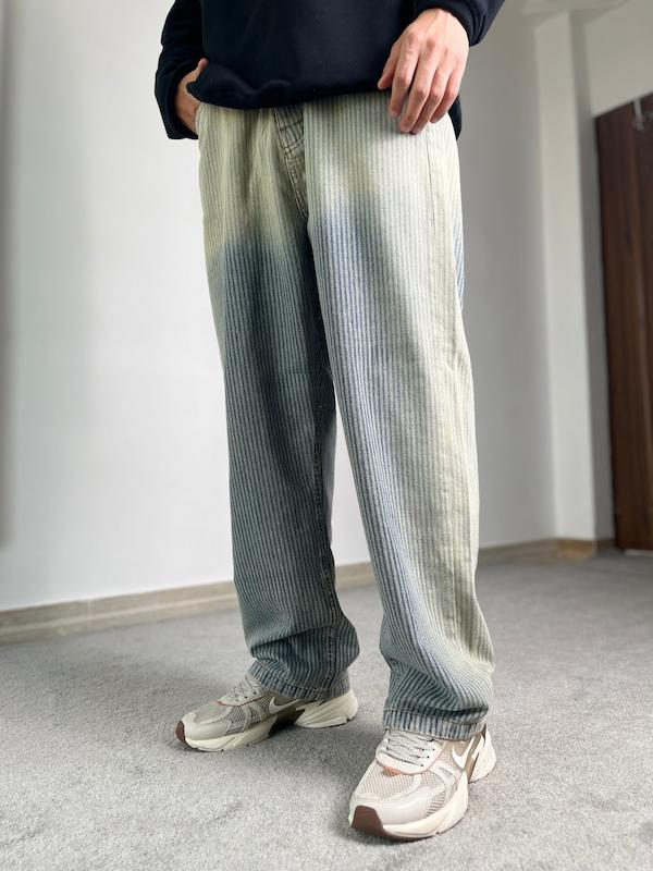 شلوار بگ راه راه