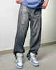 شلوار بگ طوسی