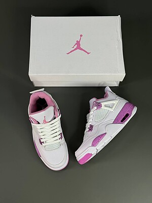 کتونی جردن 4 | Jordan 4  White Hyper Violet