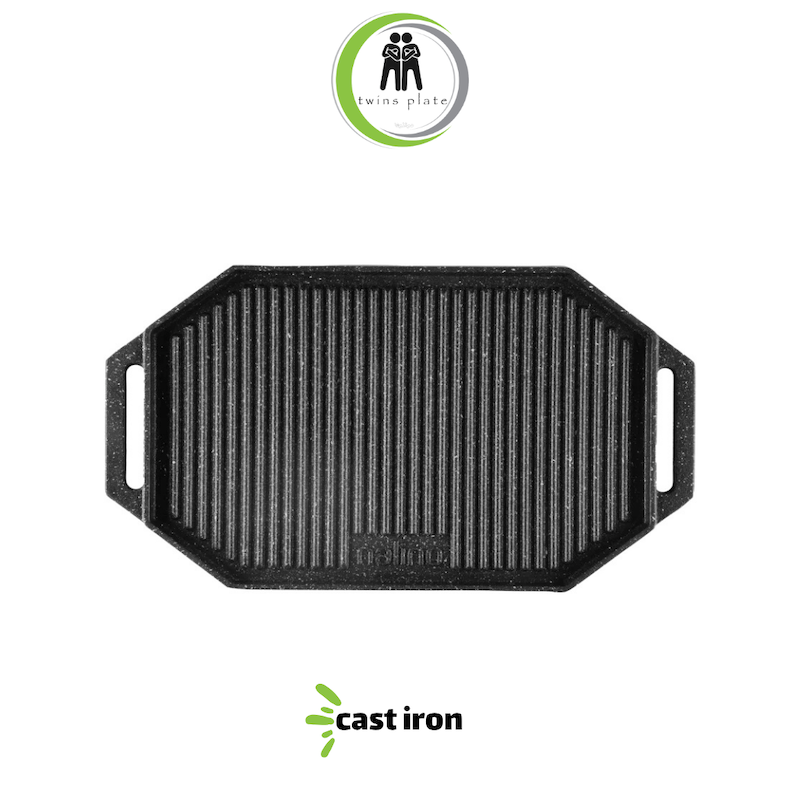 تابه گریل چدن دو طرفه مدل Napoli