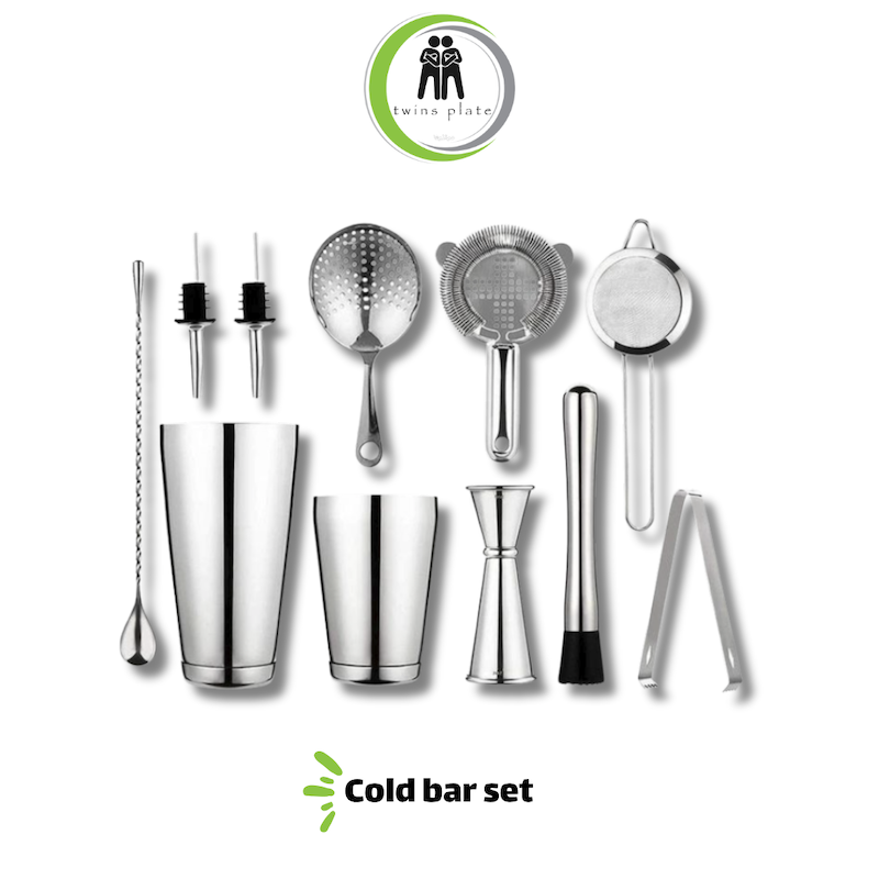 پکیج کامل بار سرد استیل ۱۰ تیکه