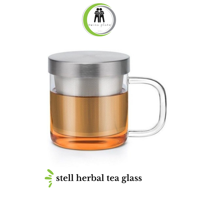 لیوان دمنوش درب استیل 