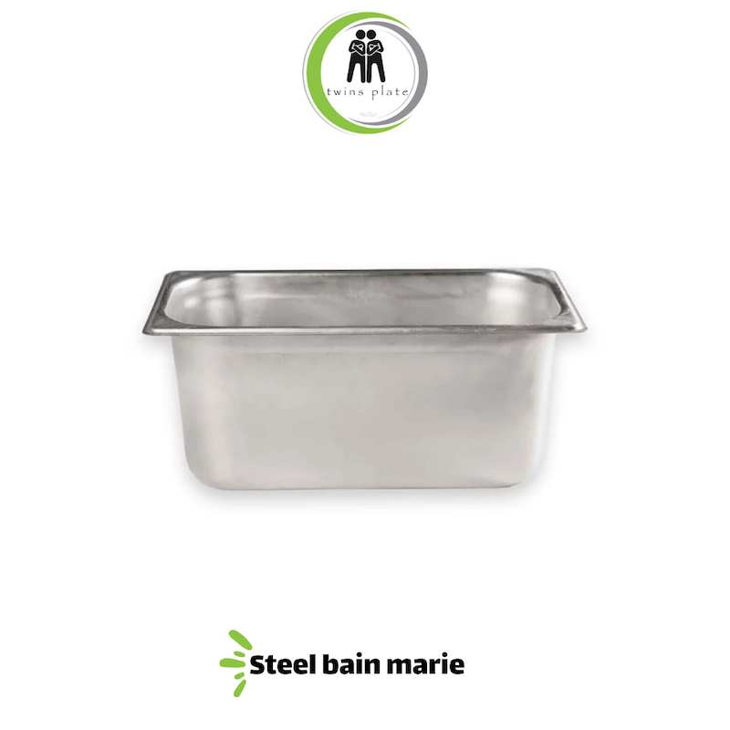 بن ماری ۱/۳ استیل عمق ۱۵ بدون درب