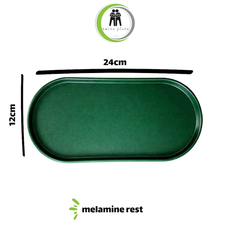 رست بیضی ملامین تویینز سبز