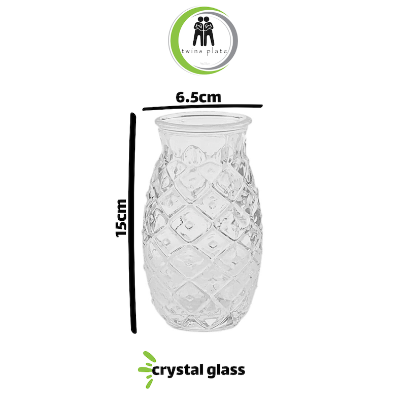 تیکی شیشه ای طرح آناناس یک عددی 