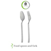 قاشق و چنگال غذا مدل میلان(تمام مات)صنایع استیل