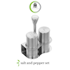  نمکدان و فلفل پاش 3 پارچه استیل