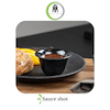 ظرف سس خوری ملامین ۷۰ میلی‌لیتری مشکی