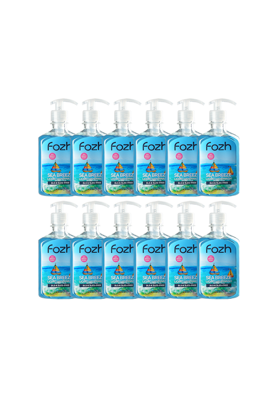 کارتن 12 عددی مایع دستشویی فژ (رایحه نسیم دریا