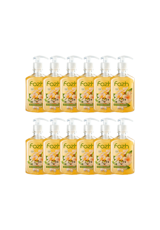 کارتن 12 عددی مایع دستشویی صدفی فژ (رایحه گل یاس)