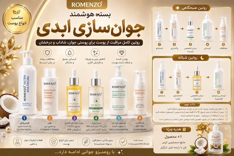 روتین ضدچین و چروک: جوانی ابدی