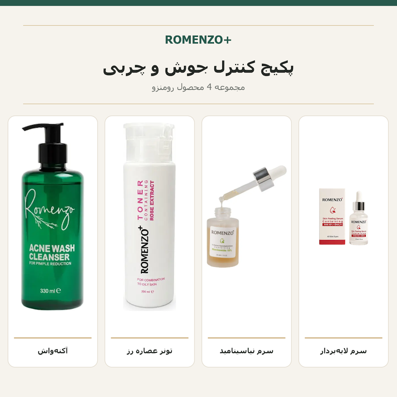پکیج کنترل جوش و چربی رومنزو