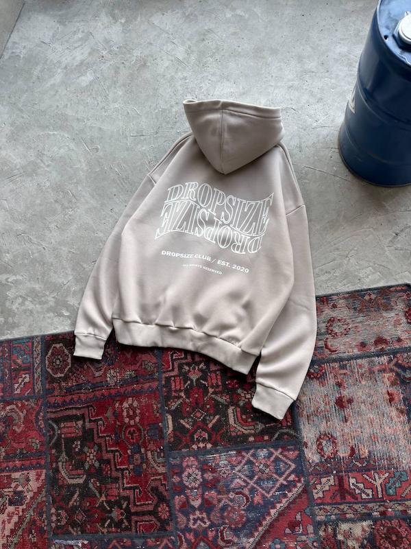 هودی خاکی دراپ سایز Drop size 