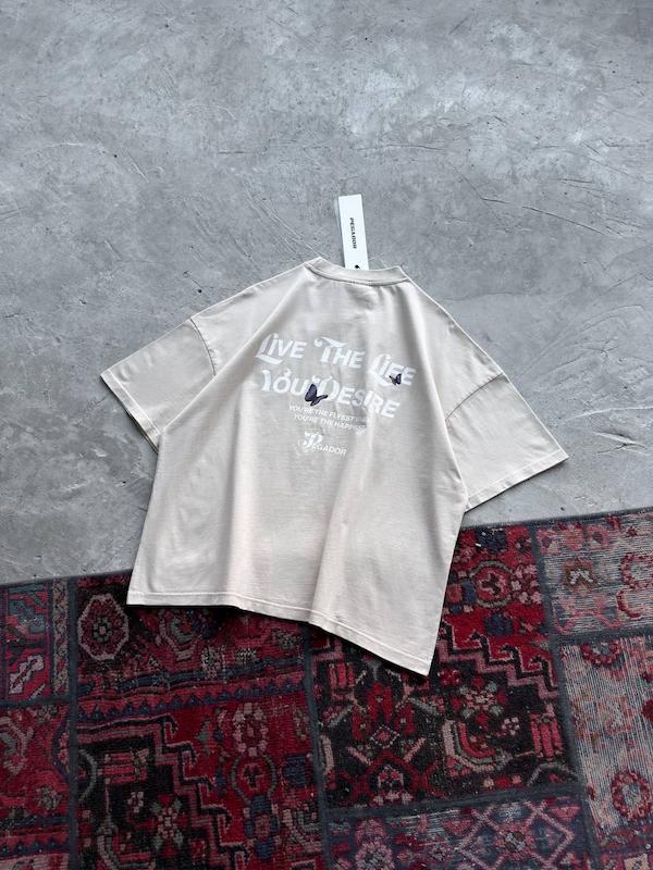 تیشرت کرمی پگادور pegador