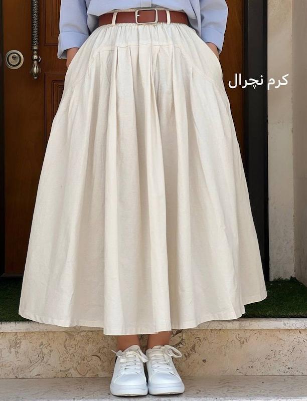 دامن چیندار