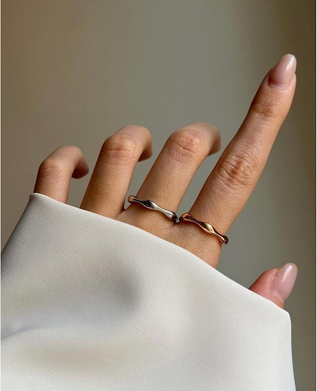 انگشتر حبابی