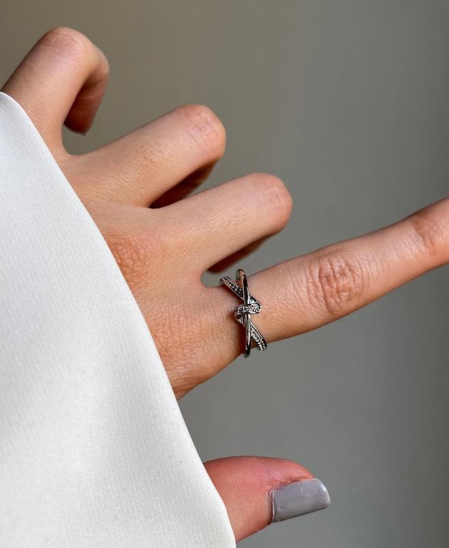 انگشتر گره دو لاین ۲