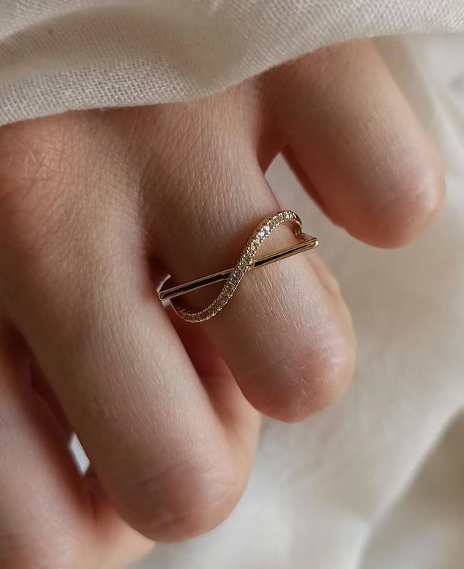 انگشتر خط ضربدر