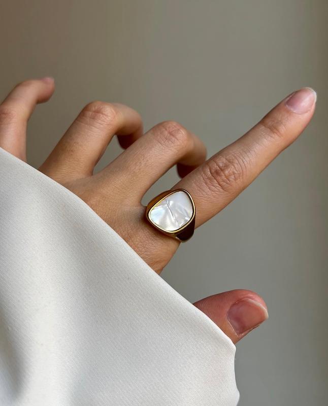 انگشتر صدف دفرمه